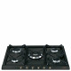 SMEG Encimera a gas  SR775AO. 5 zonas. Antracita. Zona grande gas